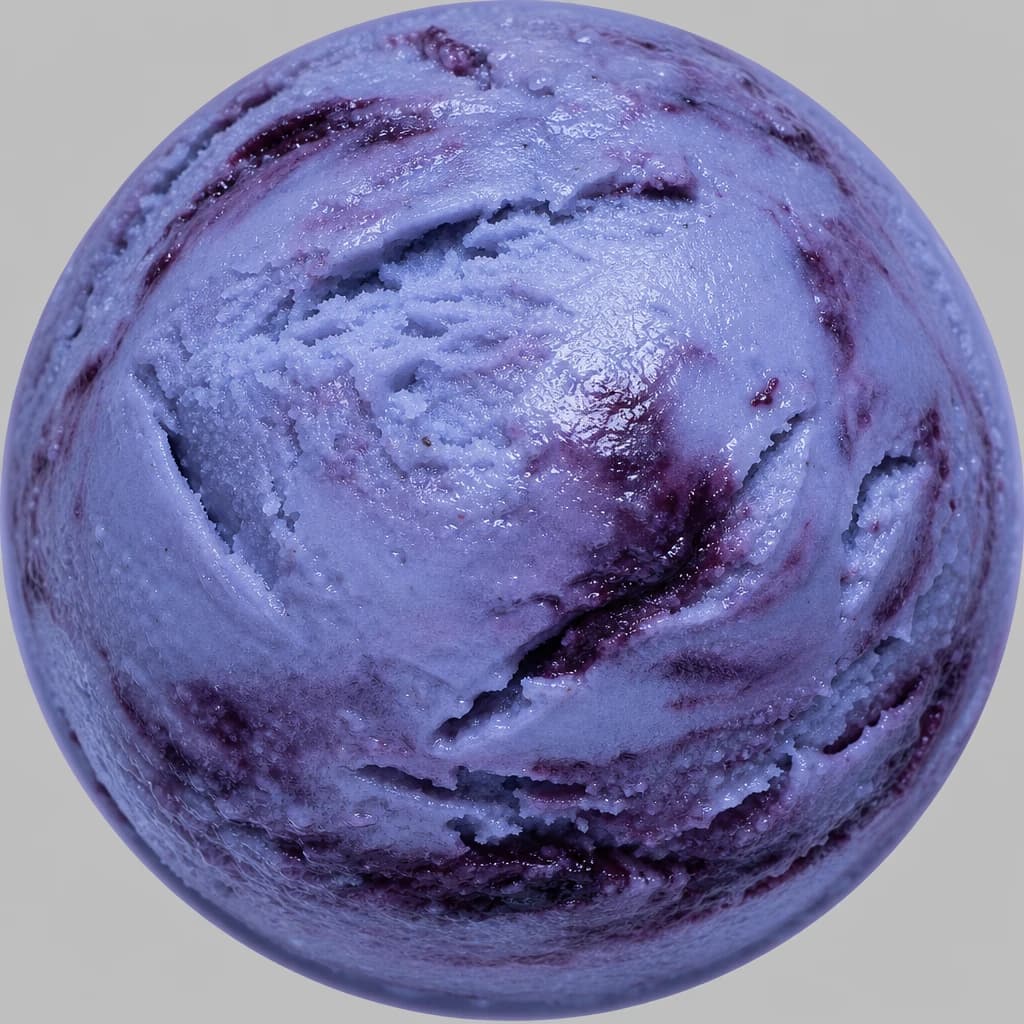 Blueberry gelato