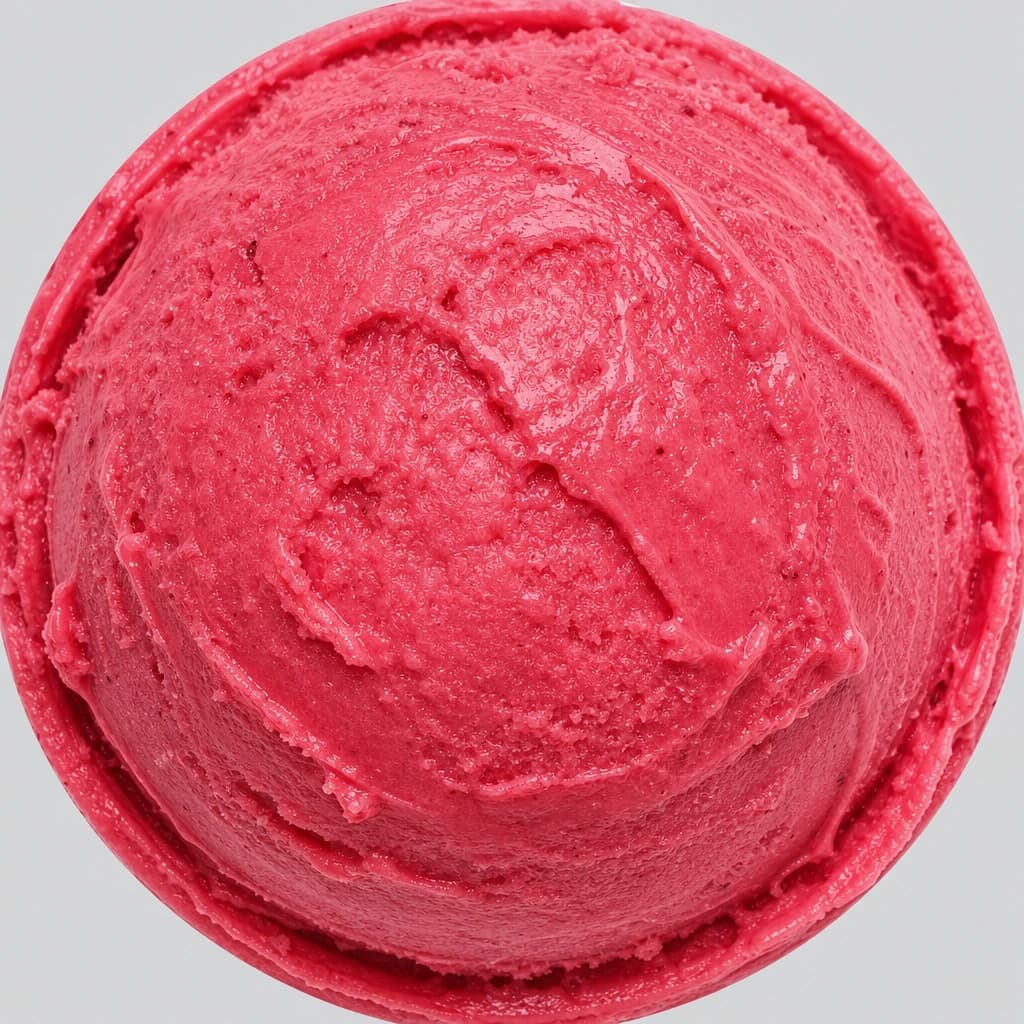 Raspberry gelato