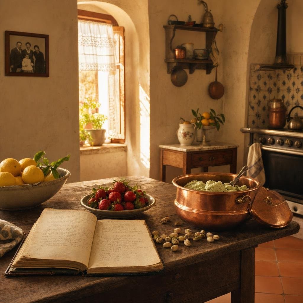Mediterranean kitchen where the recipe was born